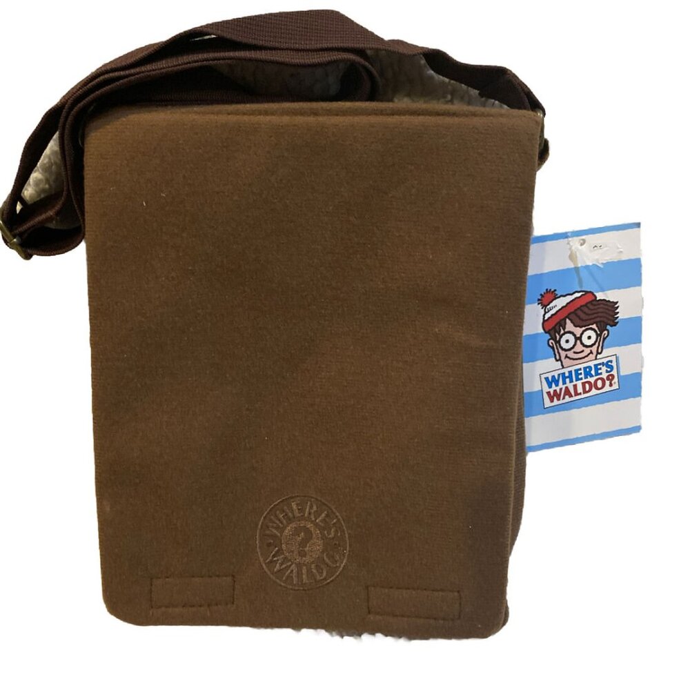 Where's Waldo Brown Messenger Bag CP WALDO BROWN Purse